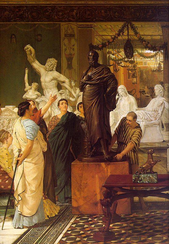Alma Tadema A Sculpture Gallery china oil painting image